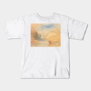 Mountain Landscape with Lake by J.M.W. Turner Kids T-Shirt